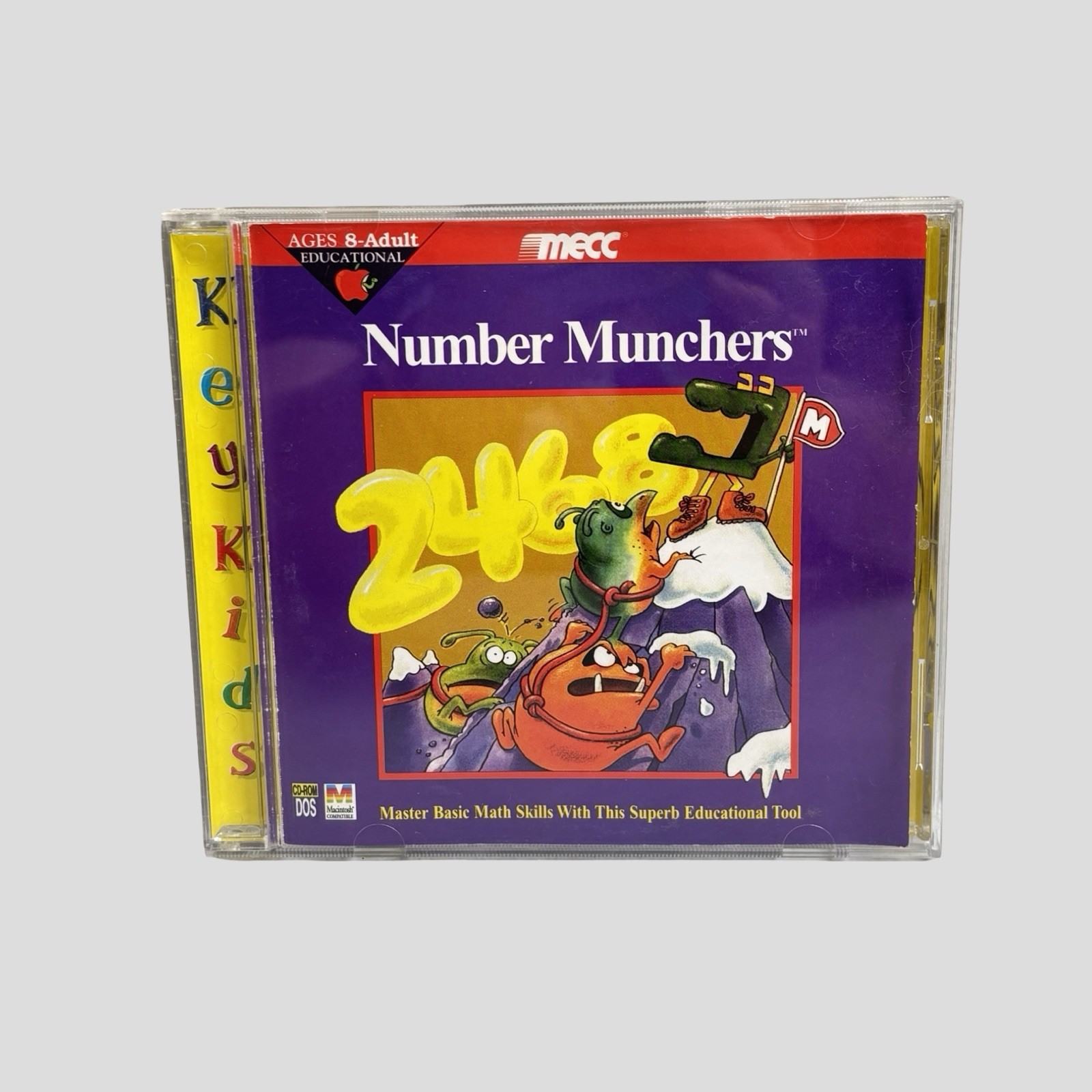 Number Munchers Amazon Trail CD-ROM Softkey Mecc Lot Of 2 MS-DOS Win 95 Mac