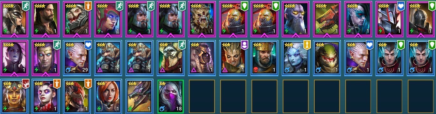 Raid Shadow Legends | Starter Mythical – Arne : 102k energy / 26 Legendary