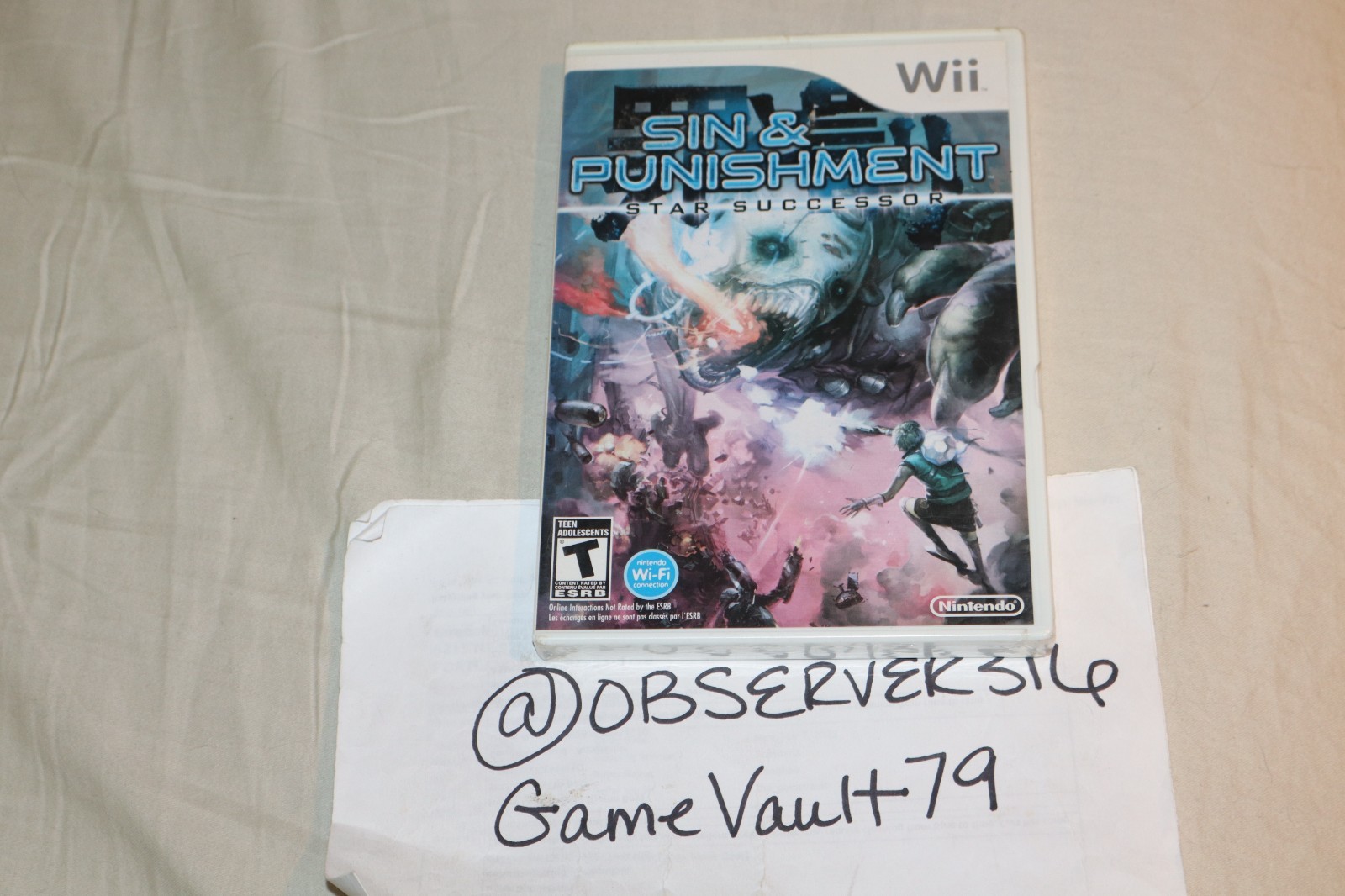 Sin and Punishment: Star Successor (Nintendo Wii, 2010) NEW SEALED *READ*