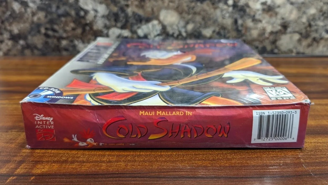 New Maui Mallard Cold Shadow Disney Interactive Big Box PC Game Windows Sealed