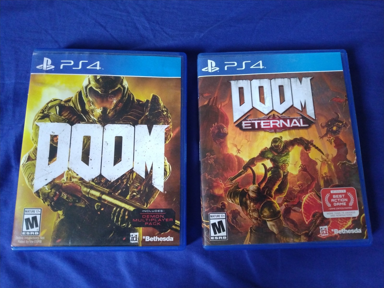 Doom and Doom Eternal ps4 playstation 4