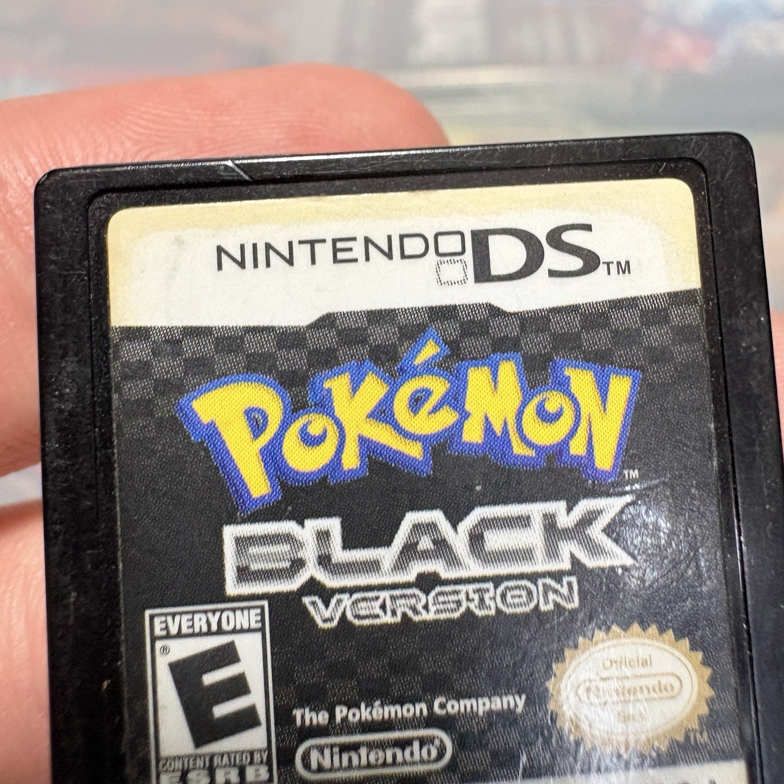 Pokemon Black Version Nintendo Loose Cartridge Only Tested Authentic WORN