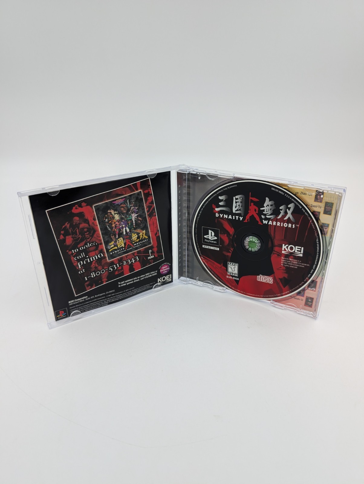 Dynasty Warriors (PS1 Playstation 1) Complete w/ Reg Card – Excellent Mint