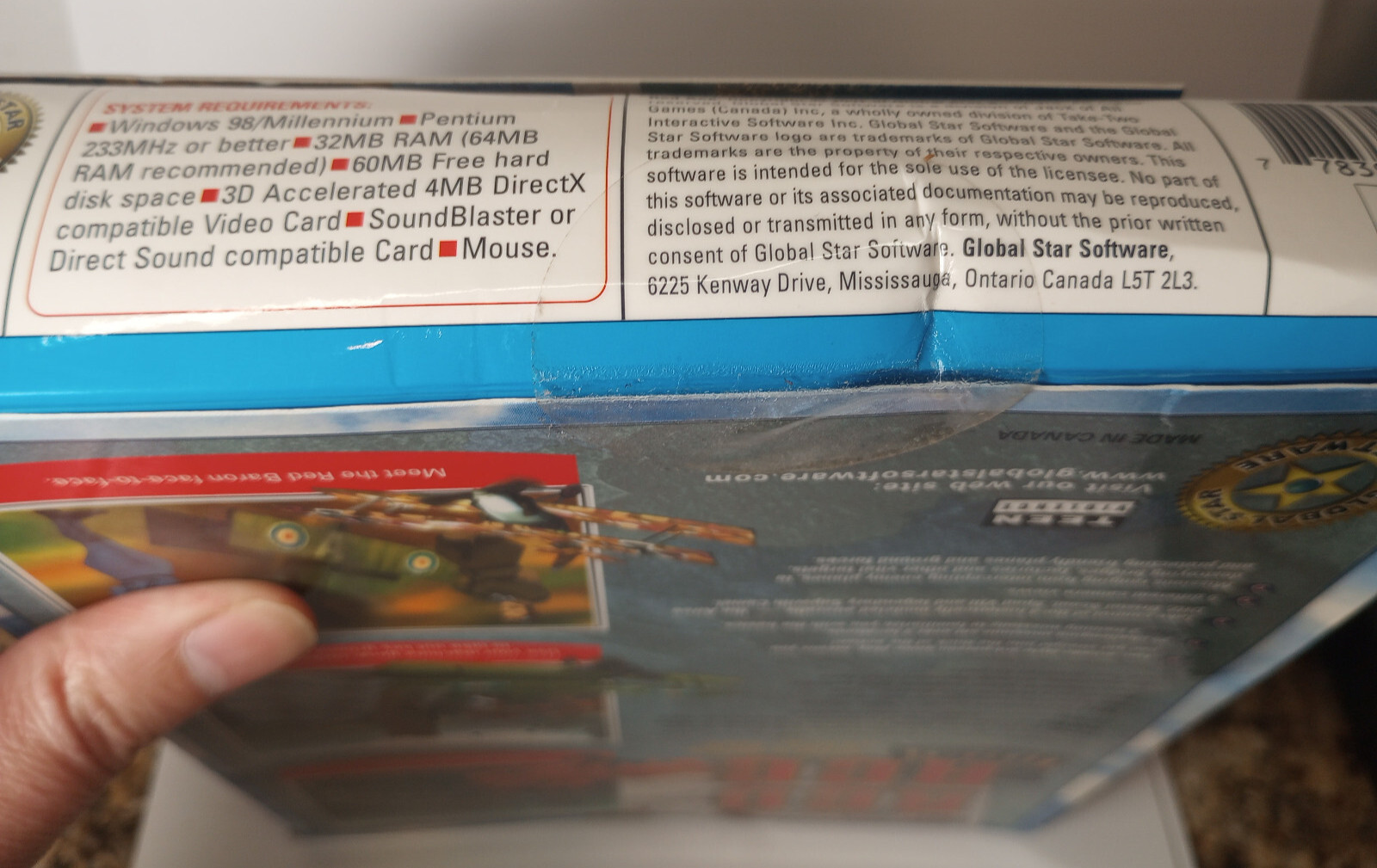 Red Ace (PC, 2001) Global Star Software Flying Combat PC Game BIG BOX BRAND NEW