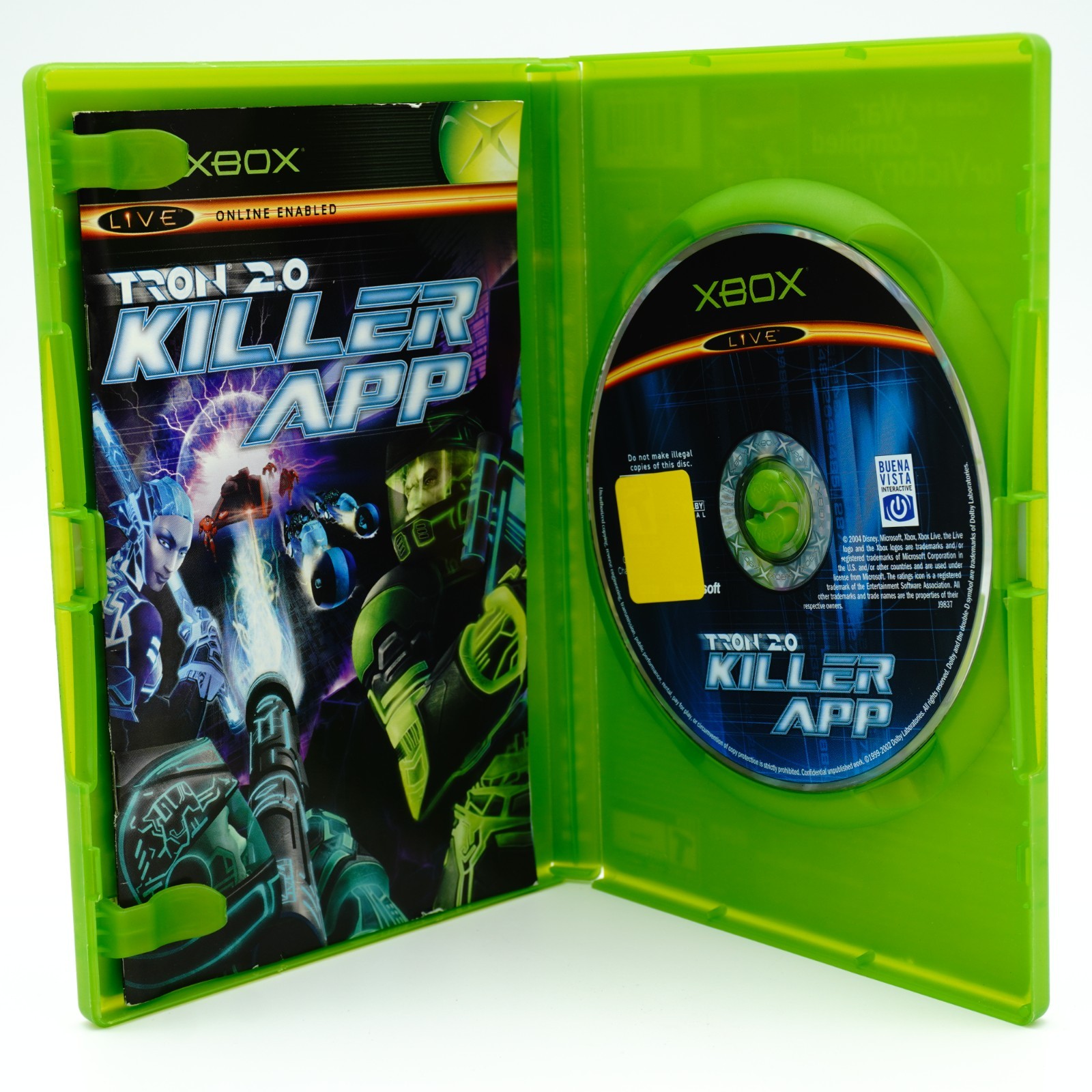 Tron 2.0: Killer App – Xbox – Action – NTSC Import – CIB w/ Manual – Good
