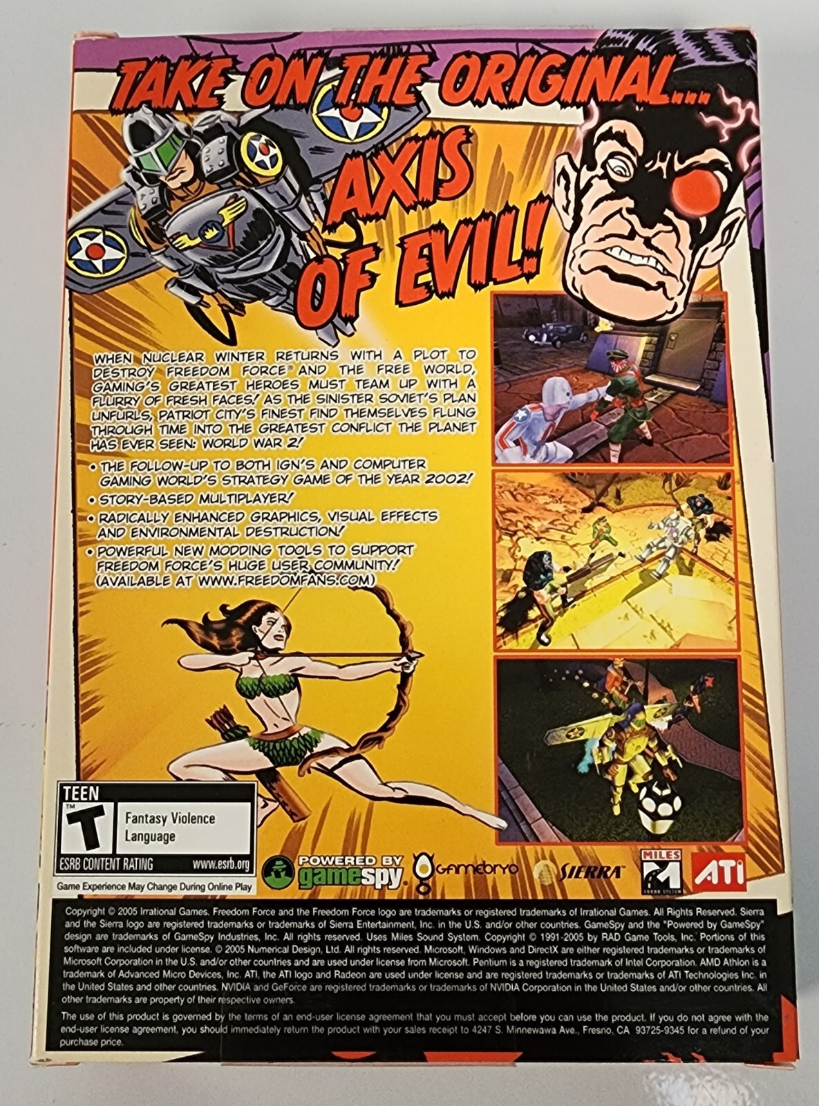 Freedom Force Vs The Third Reich PC Game Gaming