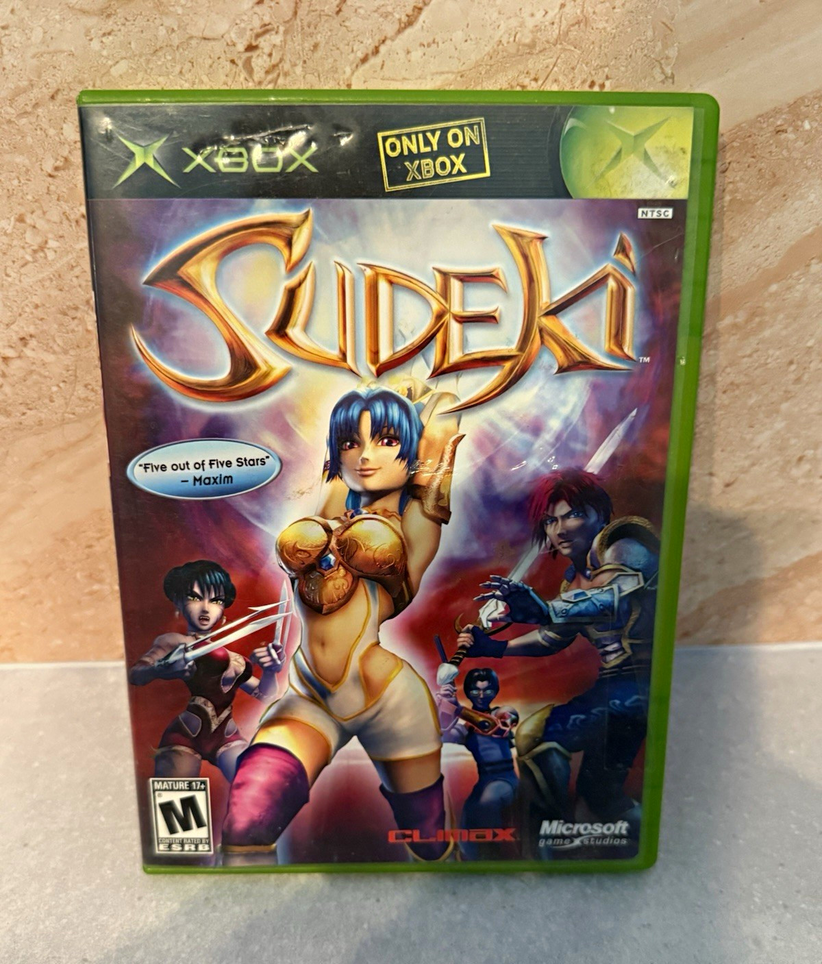Microsoft Game Studios Sudeki Xbox 2004 Role Playing Action RPG M Manual