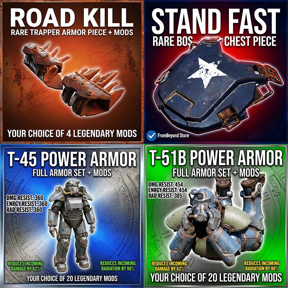 FALLOUT 76 [PC] ANY UNIQUE WEAPON YOU WANT + 4 LEGENDARY MODS