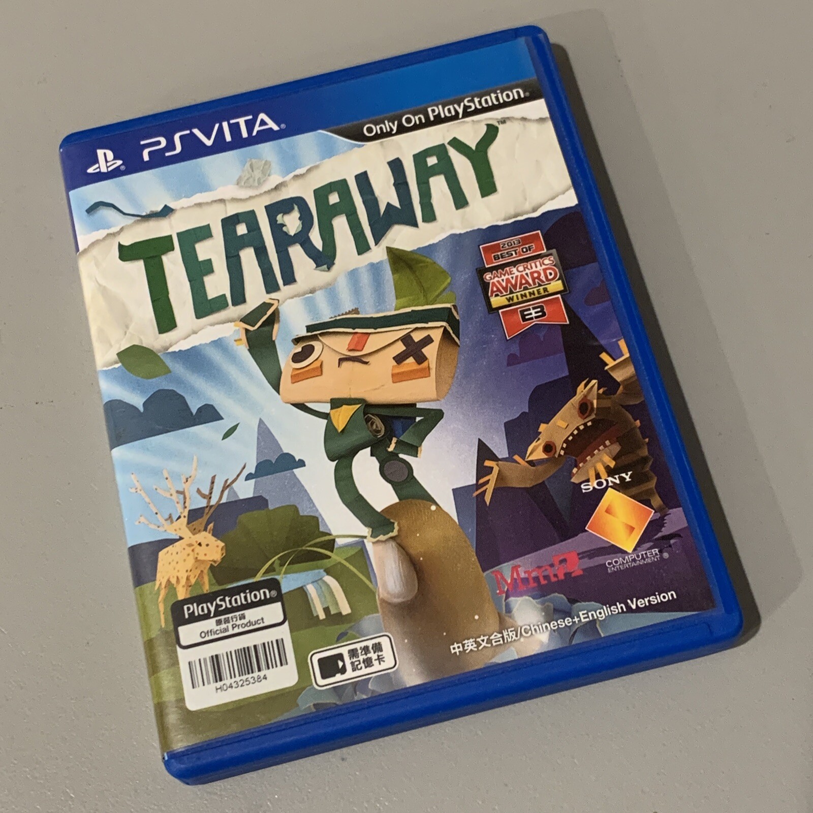 Asian English Version Tearaway PS Vita Tested Region Free