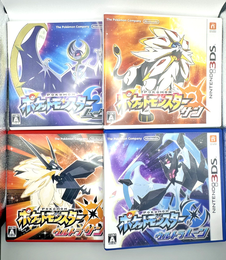 Nintendo 3DS Pokemon Games Series Authentic Japanese Boxed Tested