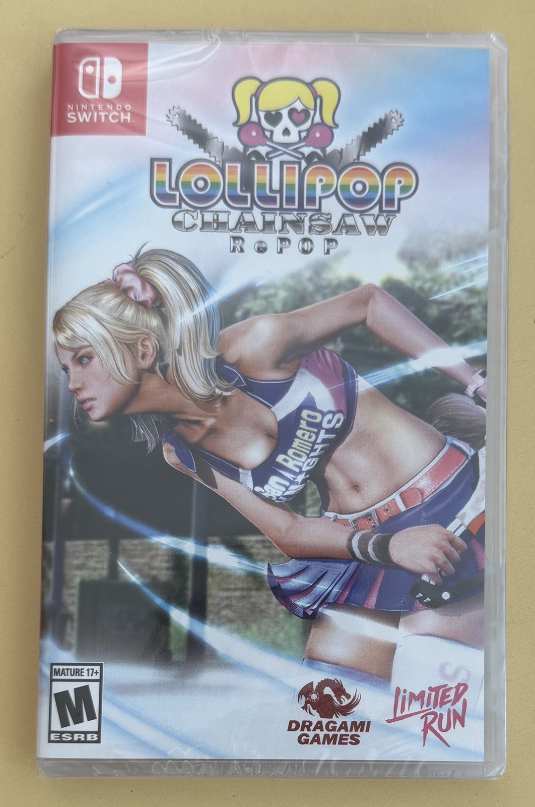 Nintendo Switch LOLLIPOP CHAINSAW REPOP 2024 Limited Run Games #248 New MISB