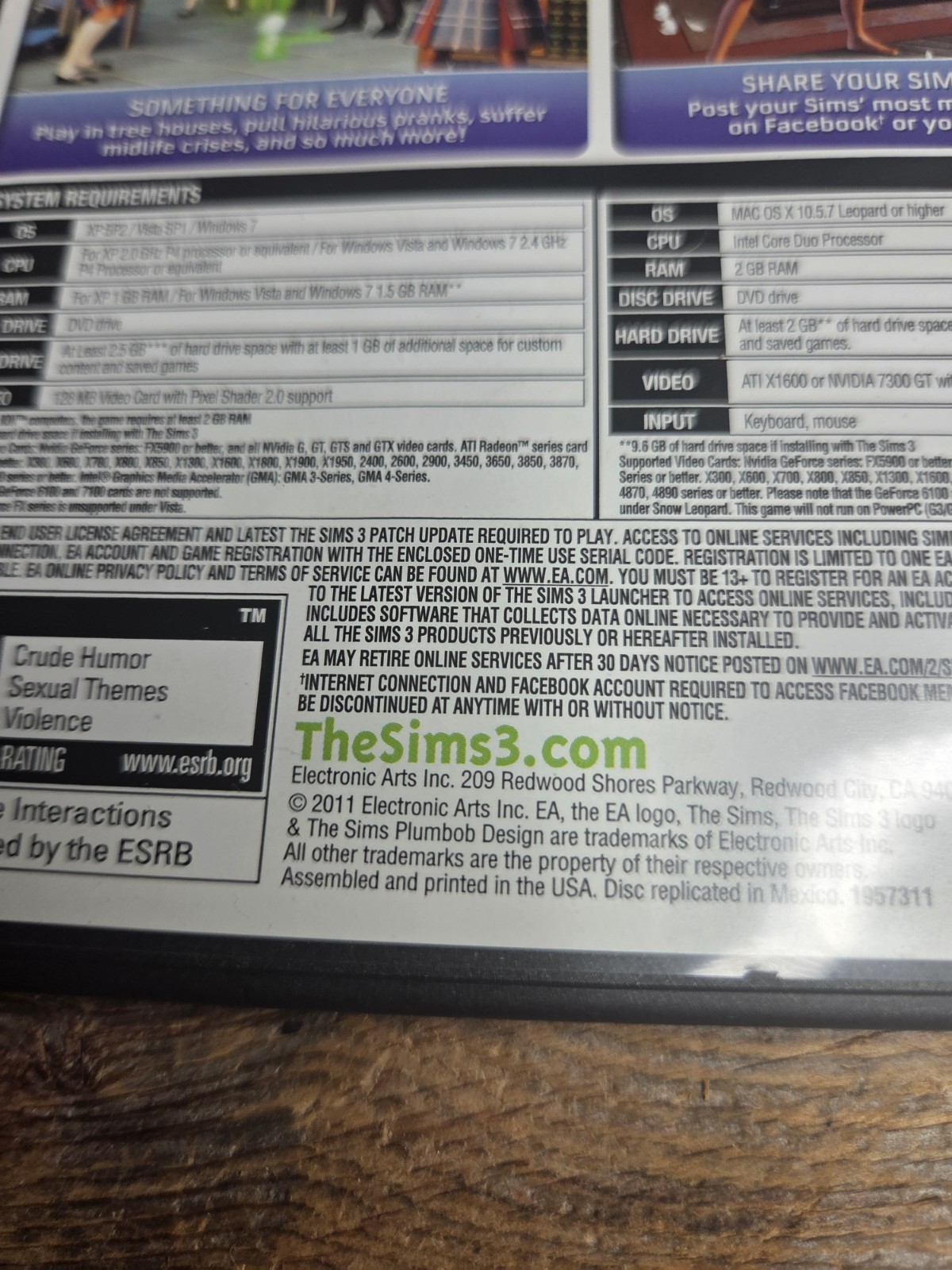 Sims 3 (Windows/Mac 2009) Sims 3, Ambition & Sims 3, Generations Sims 3 Bundle