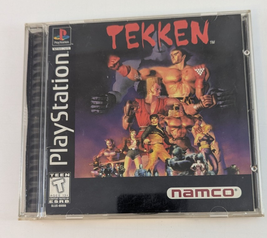 Tekken PlayStation 1 PS1 Black Label Jewel Case Variant Complete READ