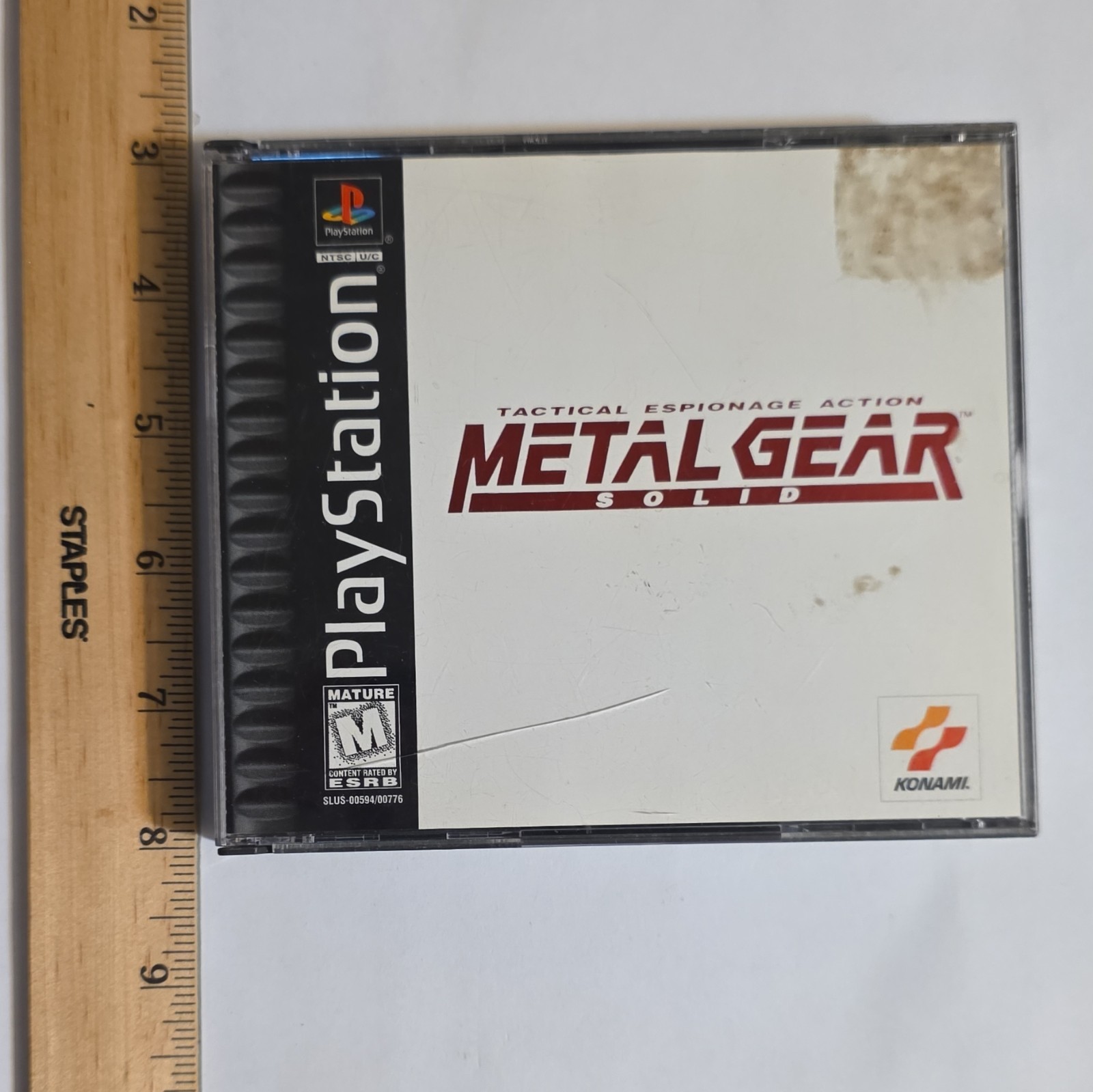 Konami Metal Gear Solid (Sony PlayStation 1) M 2-Disc Tactical Espionage NTSC