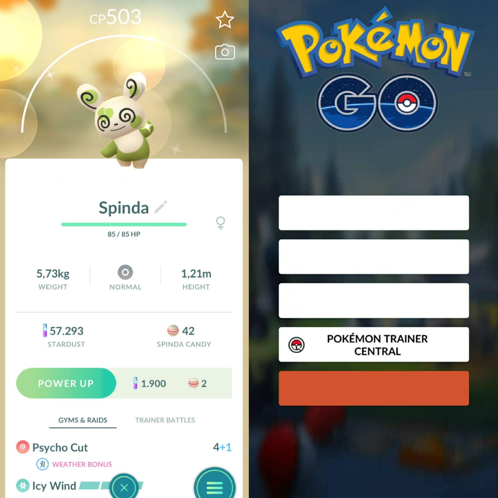 Pokémon Go | Shiny Spinda 9 ✨ Mini PTC 80k Stardusts