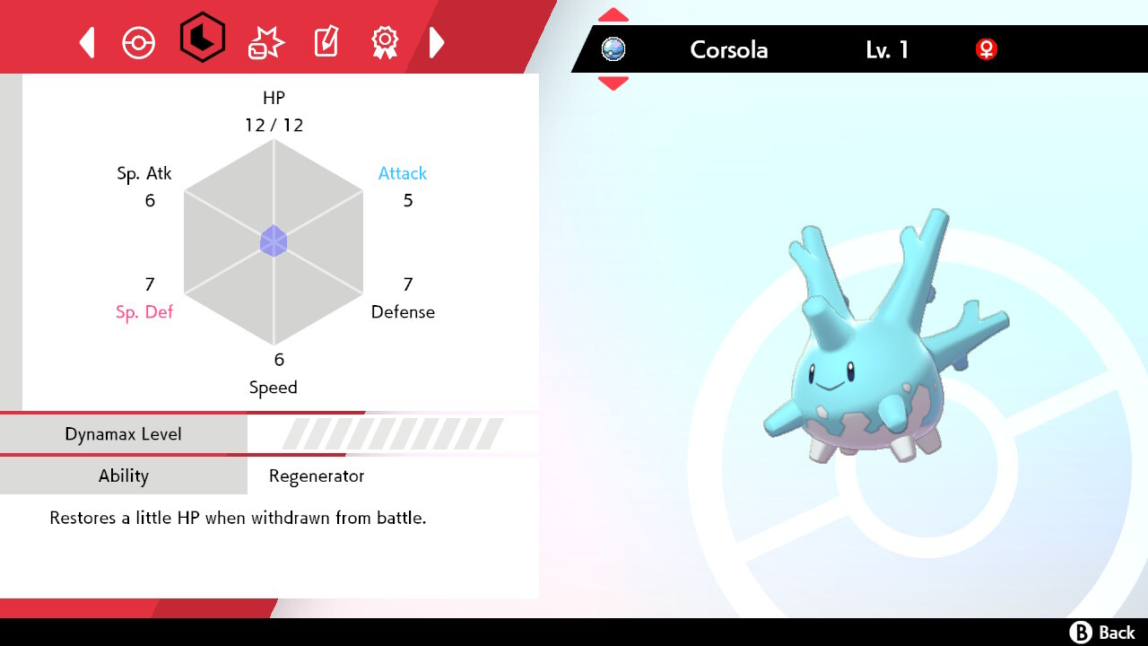 ⚔️Shiny/Non-shiny Corsola 6IV🛡️Pokémon Sword/Shield HOME (💯Legal)