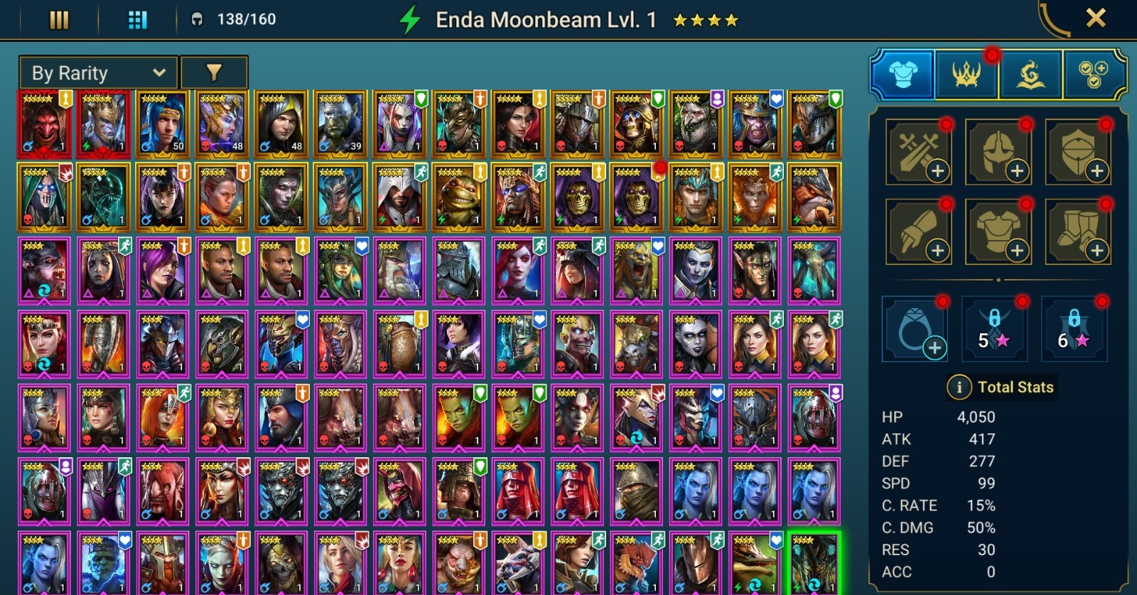 Raid Shadow Legends | Starter with 2 Mythical – Komidus and Gharol : 93k energy