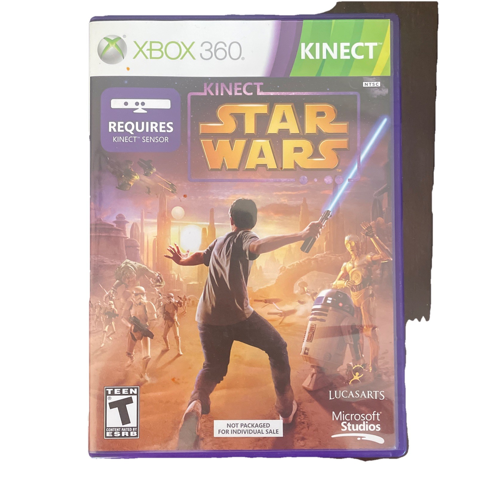 Kinect Star Wars (Xbox 360, 2012) and game demos no star wars manual