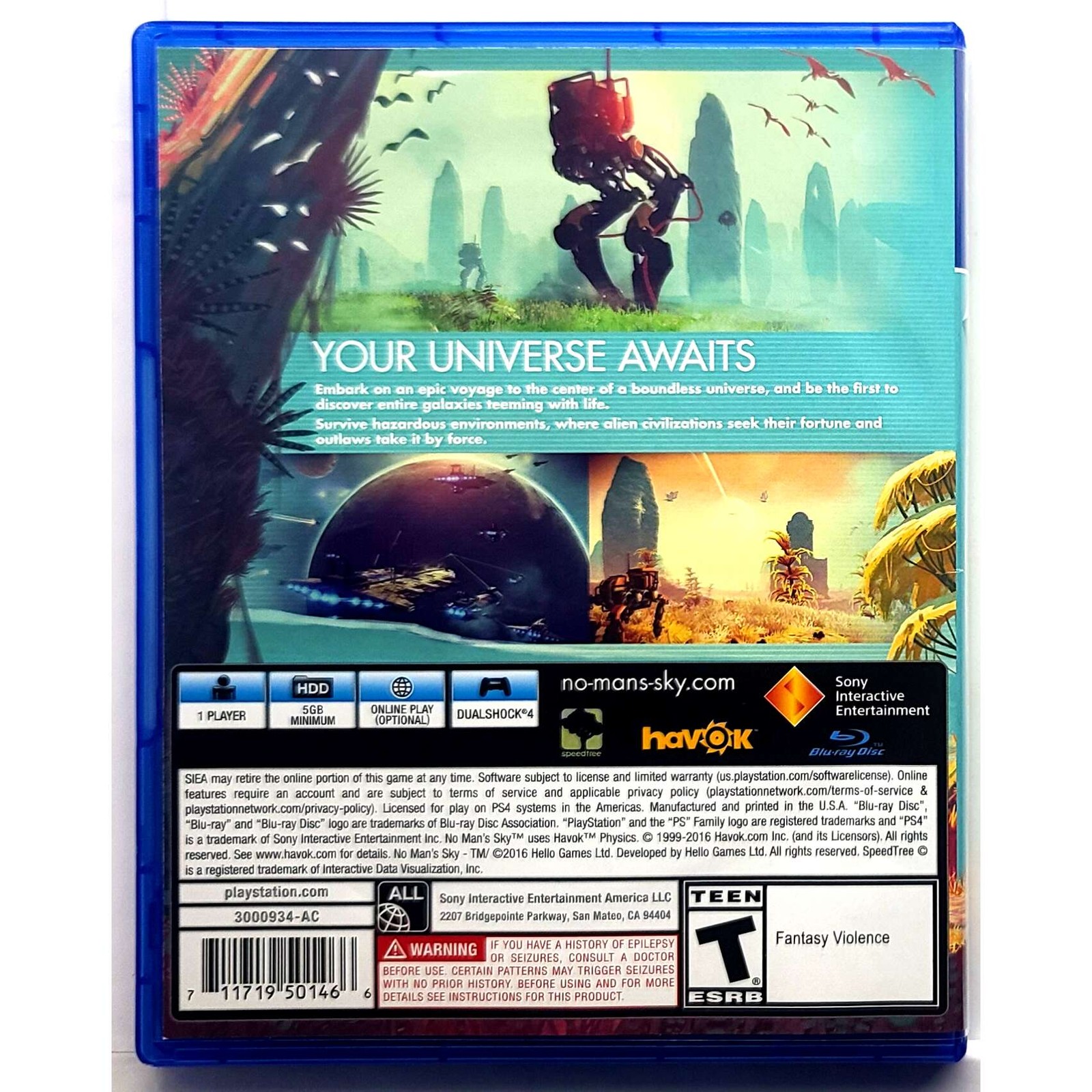 No Man’s Sky – Sony Playstation 4 PS4 Pristine Tested 1Y Guarantee