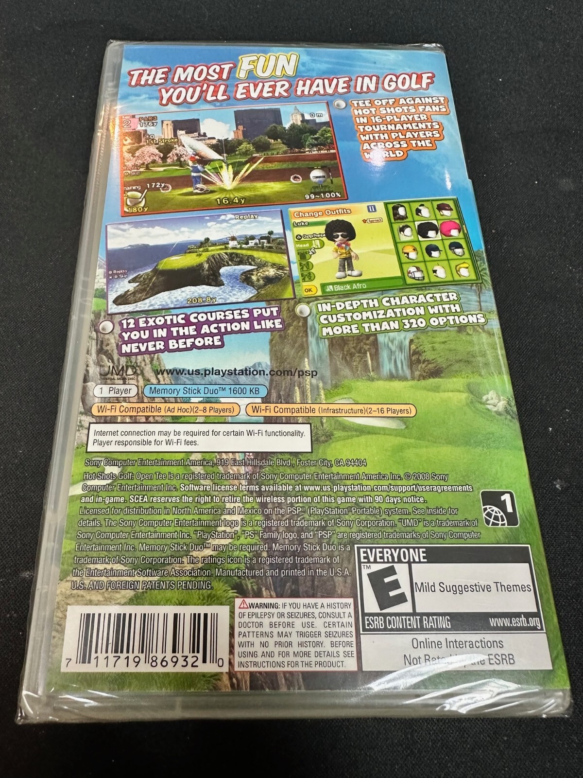 Hot Shots Golf Open Tee 2 – Sony PSP – 2008 – BRAND NEW! SEALED!