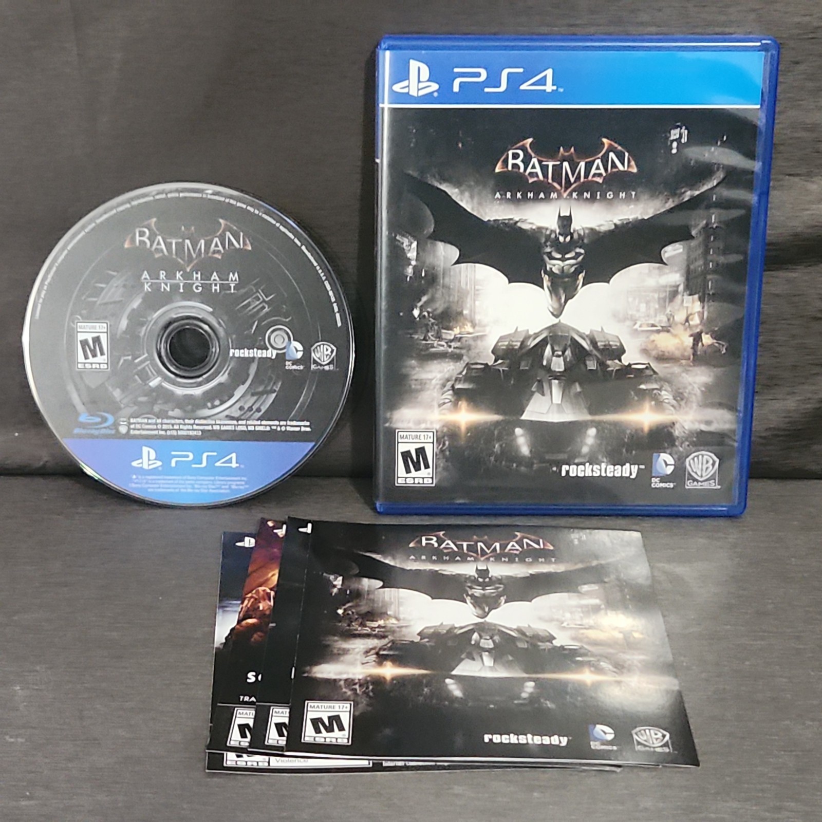 Batman Arkham Knight PS4 Video Game PlayStation 4 Complete Refurbished