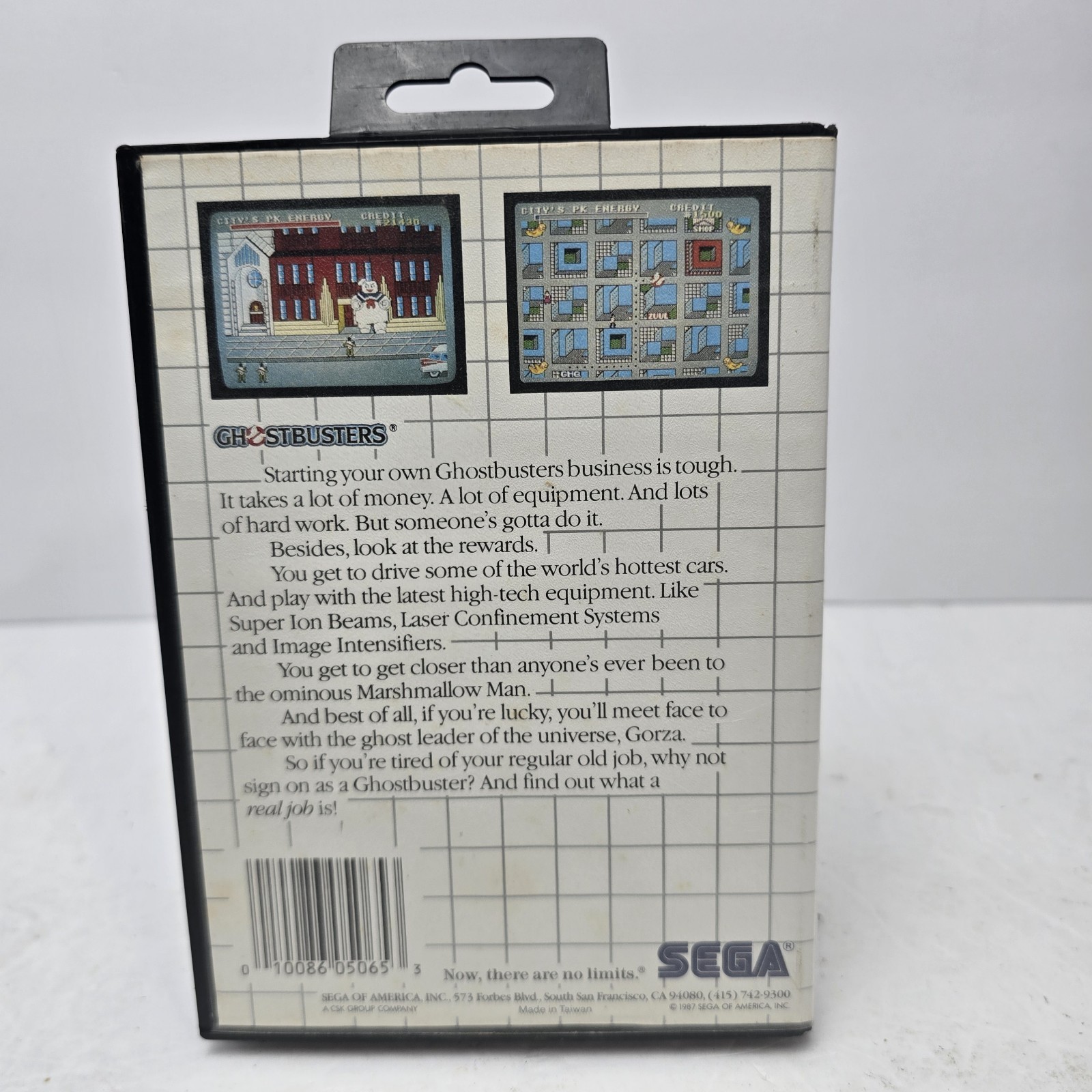 Ghostbusters (Sega Master System, 1987) Complete CIB