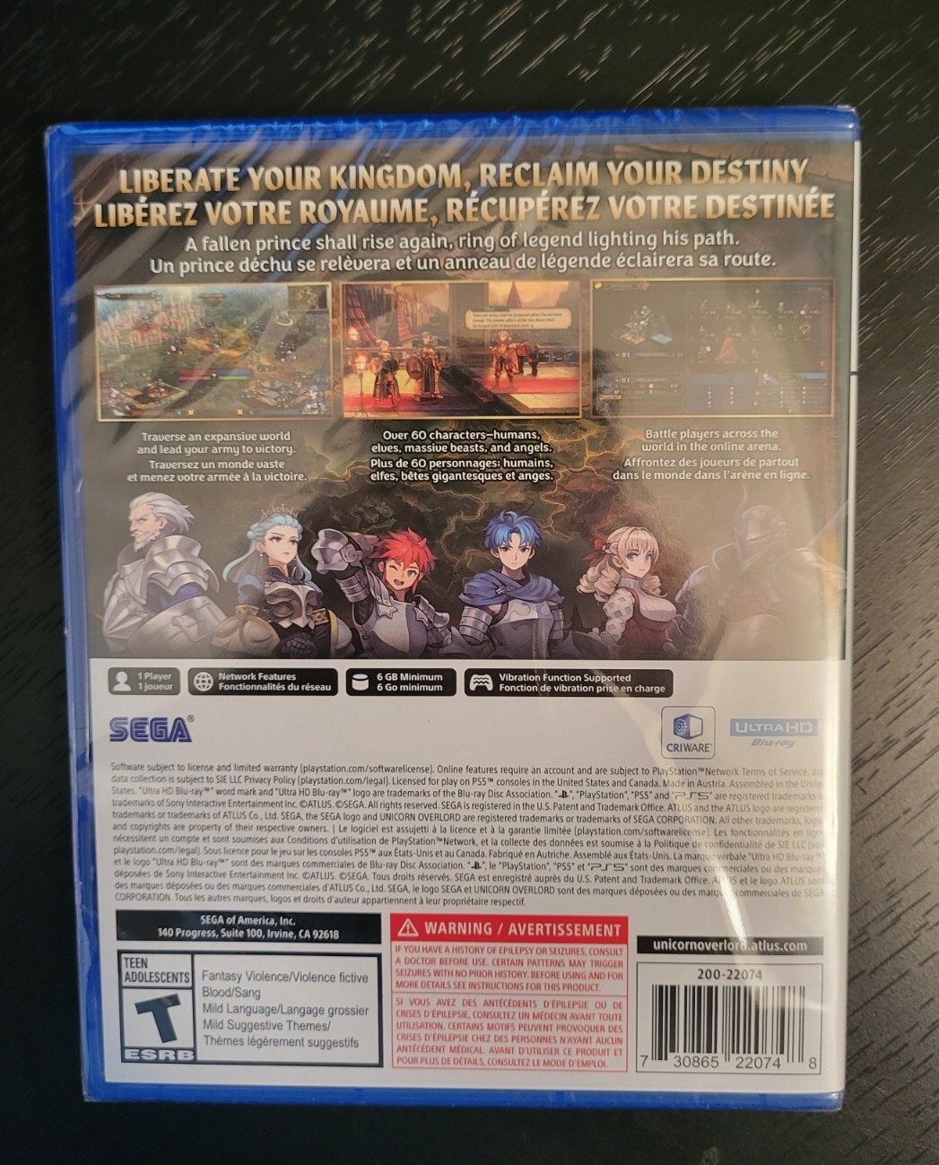 Unicorn Overlord (PS5 / Playstation 5) BRAND NEW