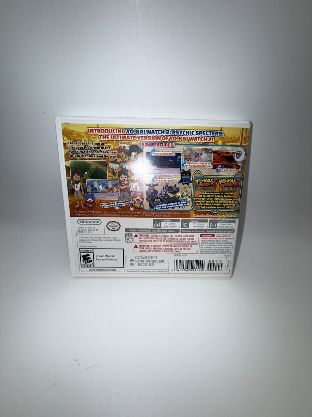 Yo-Kai Watch 2: Psychic Specters for Nintendo 3DS CIB