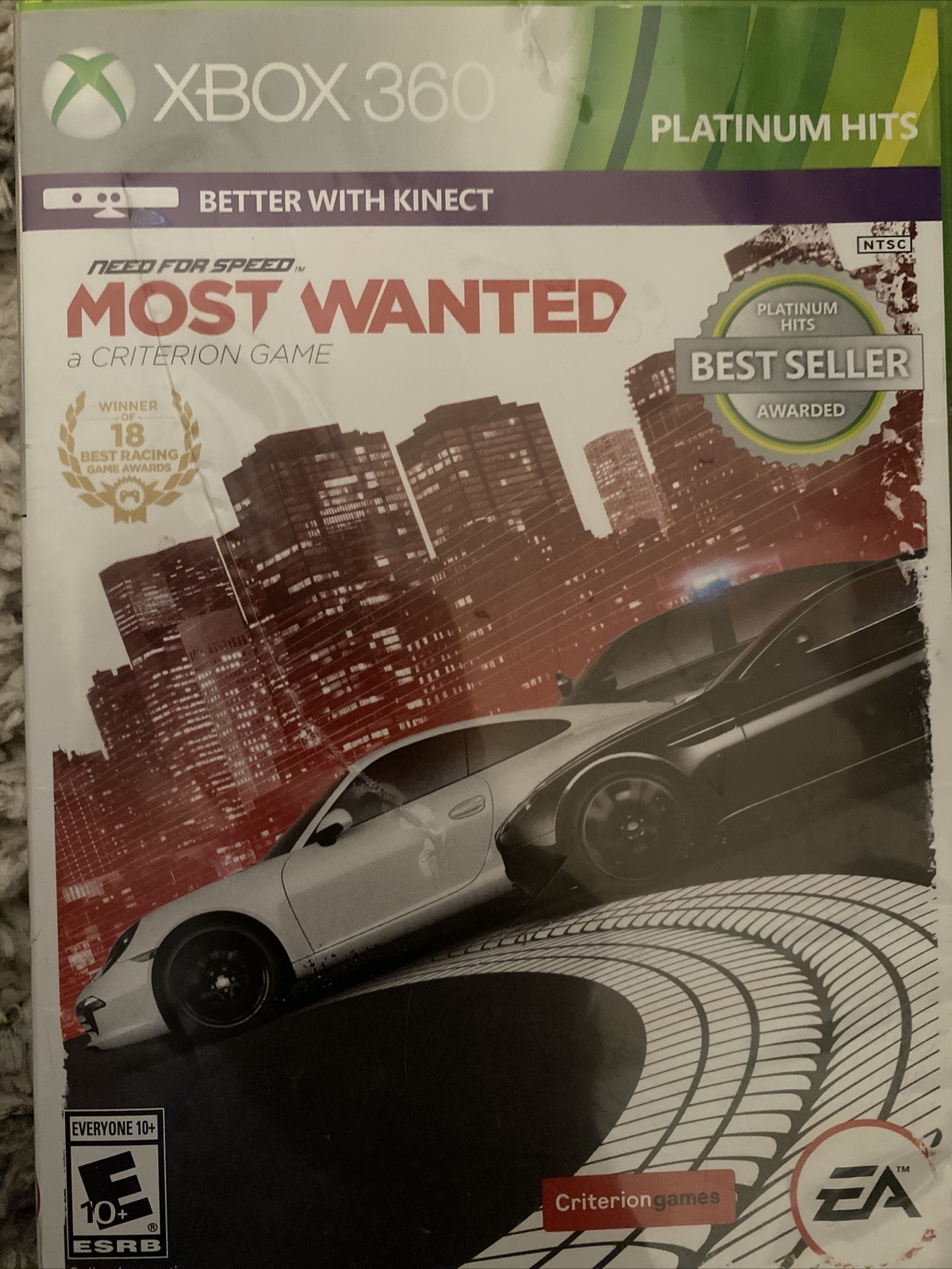 Need for Speed: Most Wanted, (Xbox 360) No Manual
