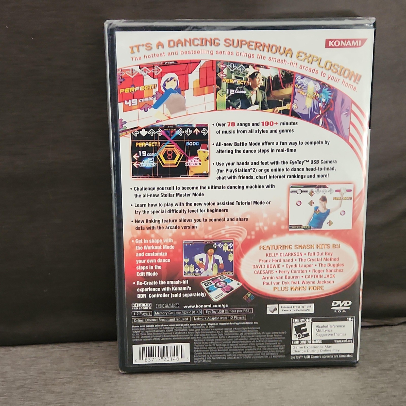 SEALED Dance Dance Revolution SuperNova PlayStation 2 PS2 Game Konami NTSC NEW