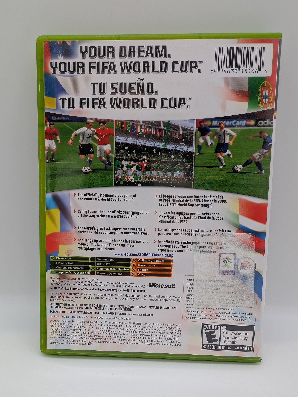 FIFA World Cup Soccer Germany 2006 (Microsoft Xbox) GOOD W/MANUAL! MAIL TOMORROW