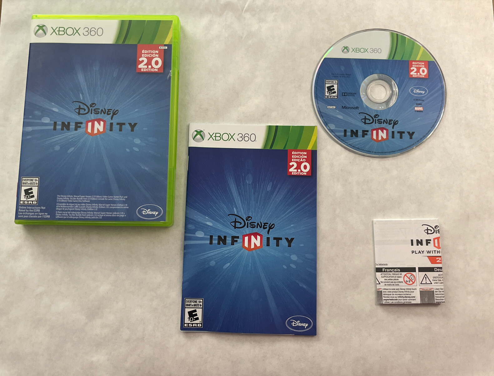 Disney Infinity 2.0 (Microsoft Xbox 360, 2013) Complete with Manual & Tested