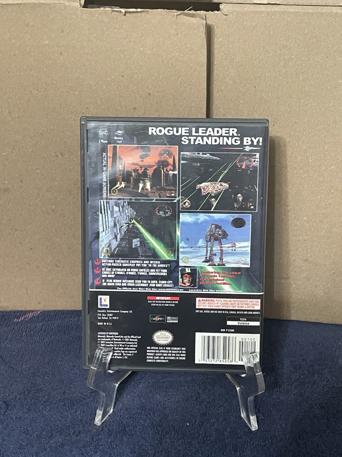 Star Wars: Rogue Leader — Rogue Squadron II (Nintendo GameCube, 2001), CIB.