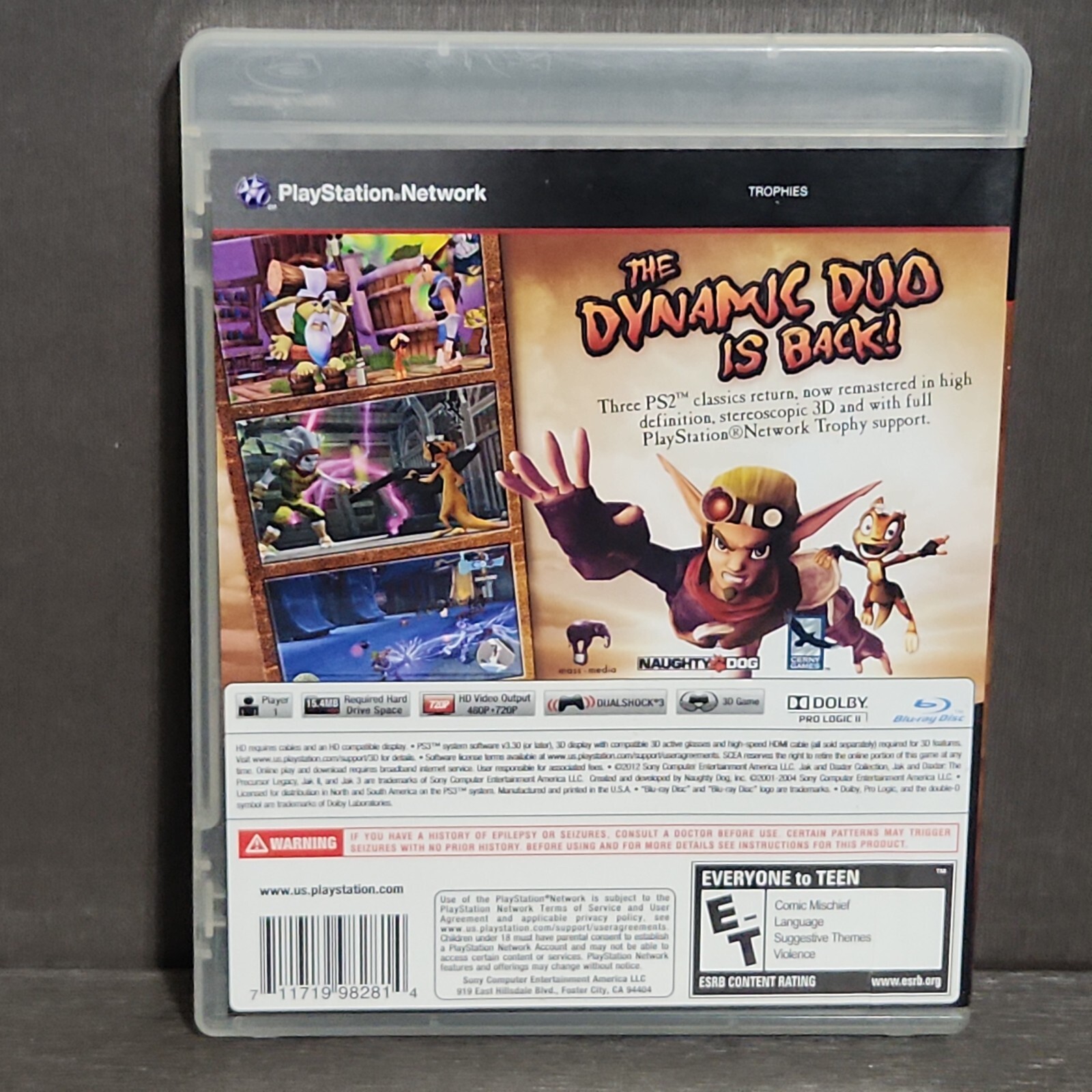 Jak and Daxter Collection PlayStation 3 PS3 Game CIB