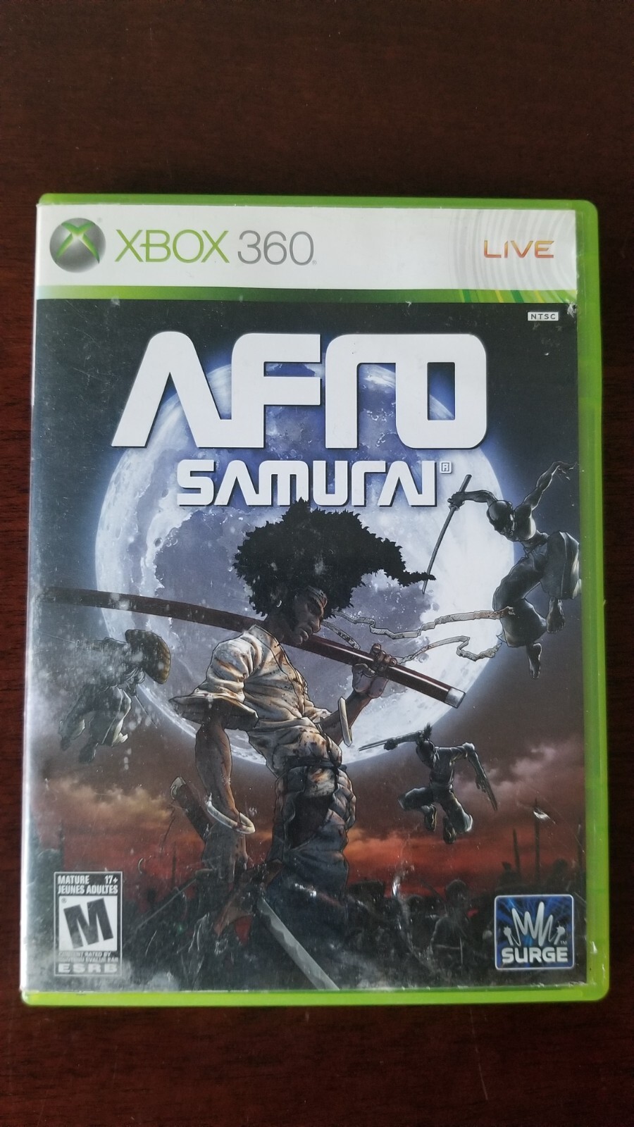 Afro Samurai Microsoft Xbox 360. In Excellent condition.