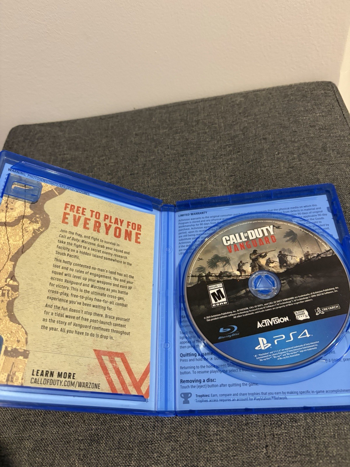 Activision Call of Duty: Vanguard PS4 2021 M Shooter FPS PS5 Upgrade Available