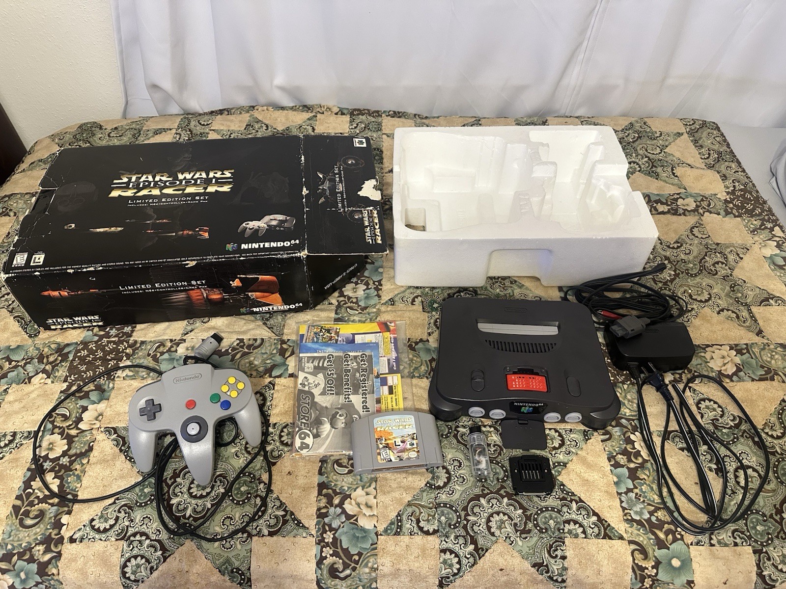 Nintendo 64 Star Wars Episode 1 Racer Limited Edition Set In Box Tested Working