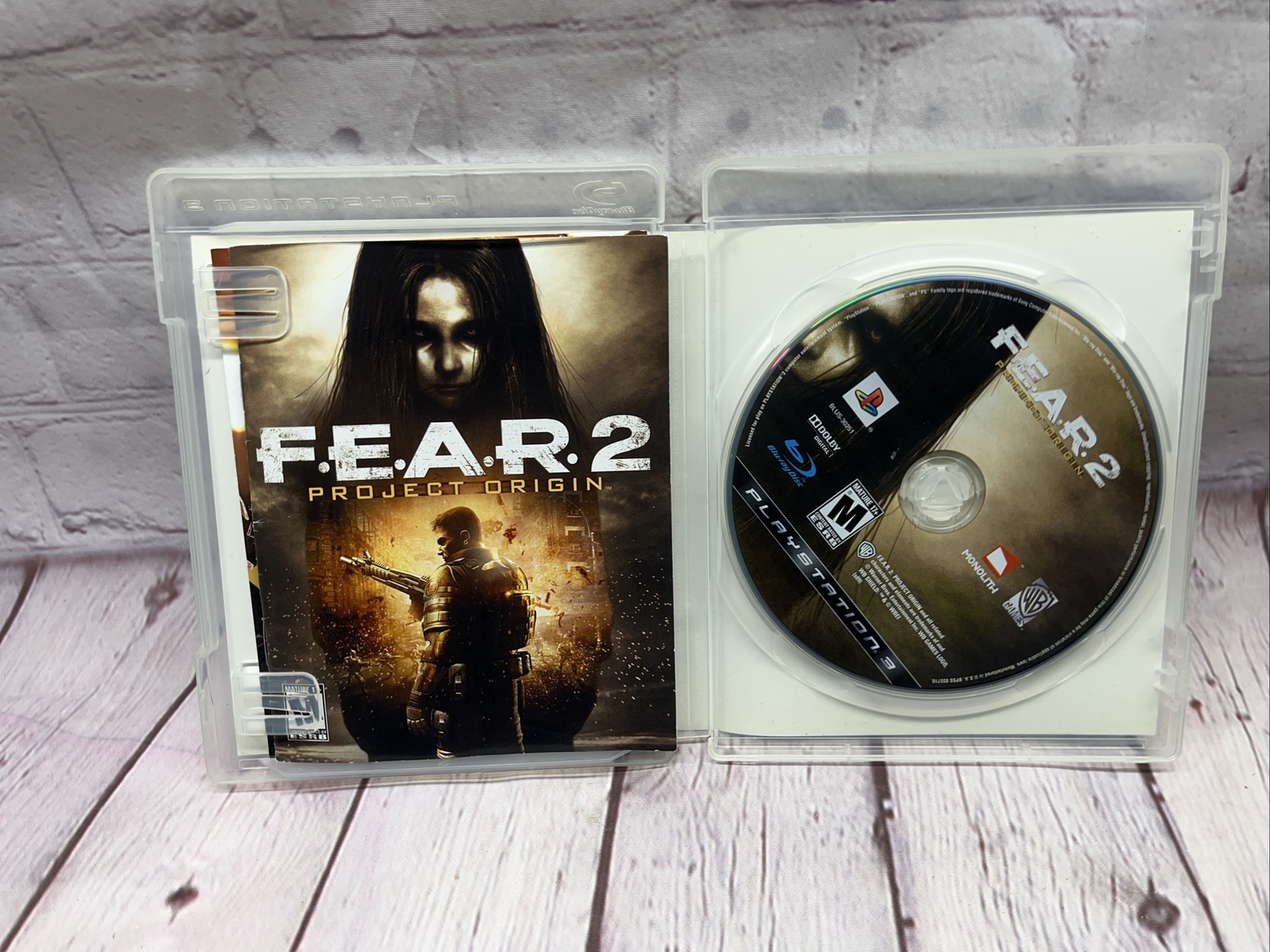 Fear 2: Project Origin (PlayStation 3, 2009) Complete