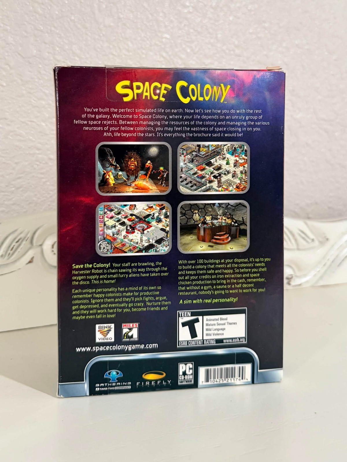 Space Colony (PC) – COMPLETE SMALL BOX