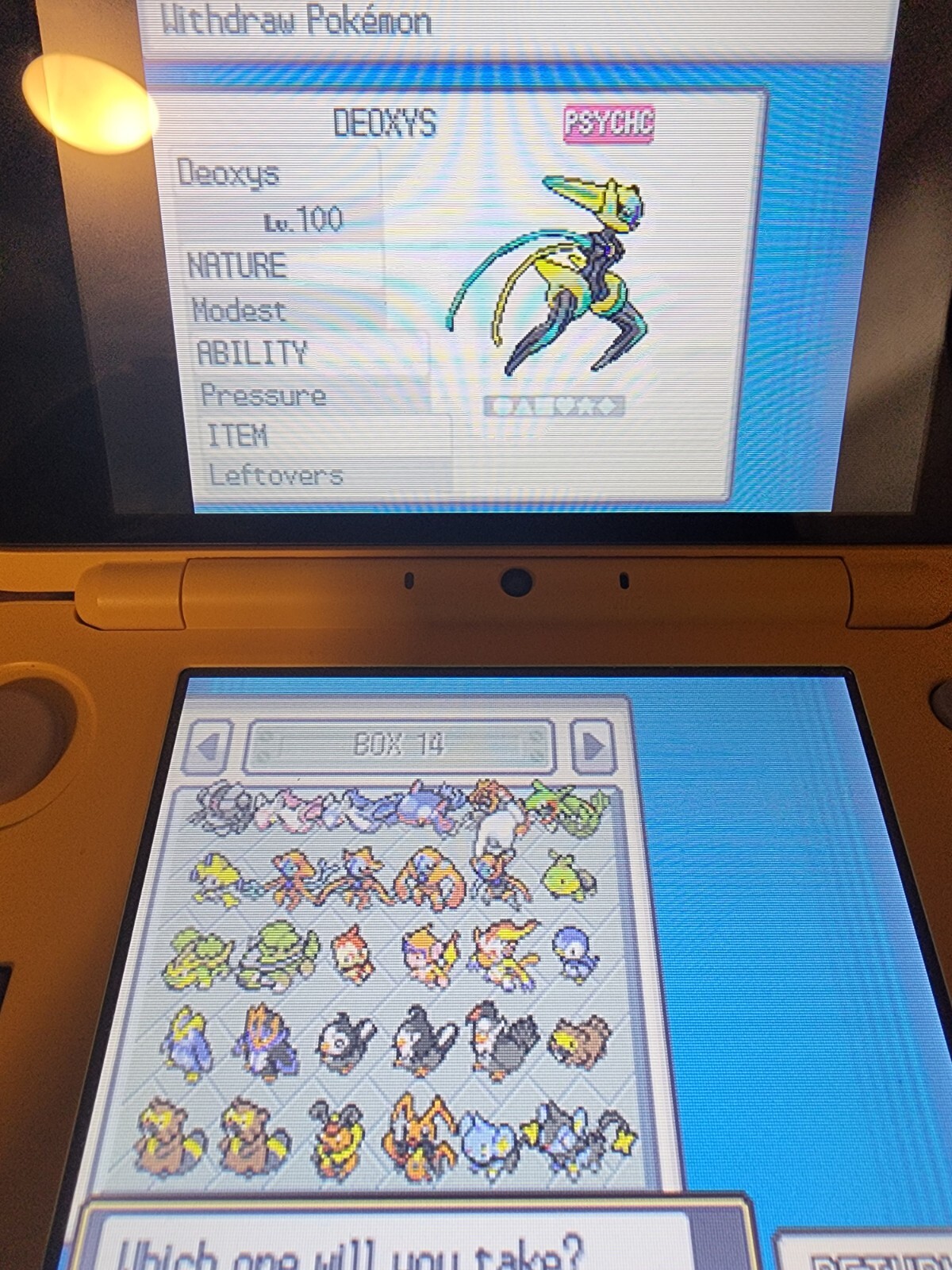 Authentic Nintendo DS Pokemon HeartGold 493 Shiny Pokemon No BOX CIB *pics*