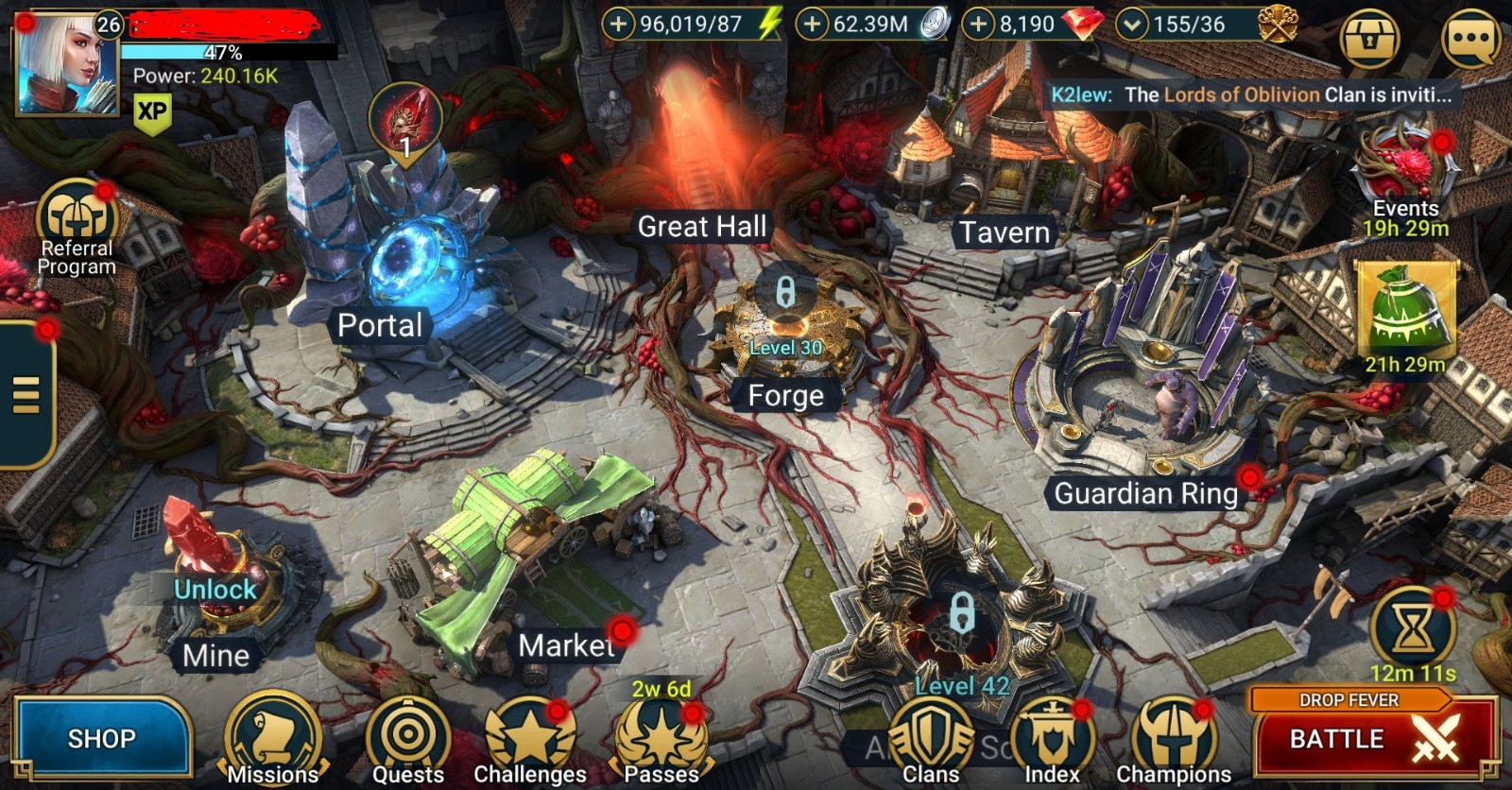 Raid Shadow Legends | Starter acc with Cecilia : 96k energy / 26 Legendary hero