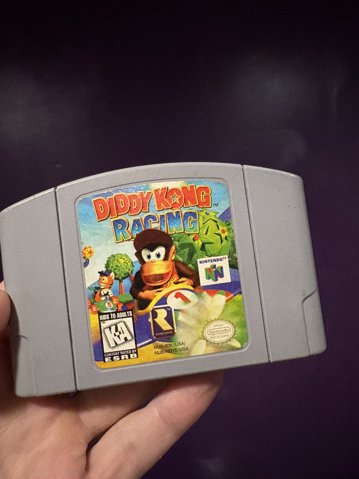 N64 DIDDY KONG RACING 64 Games For Nintendo N64 US Version-USA Shipping