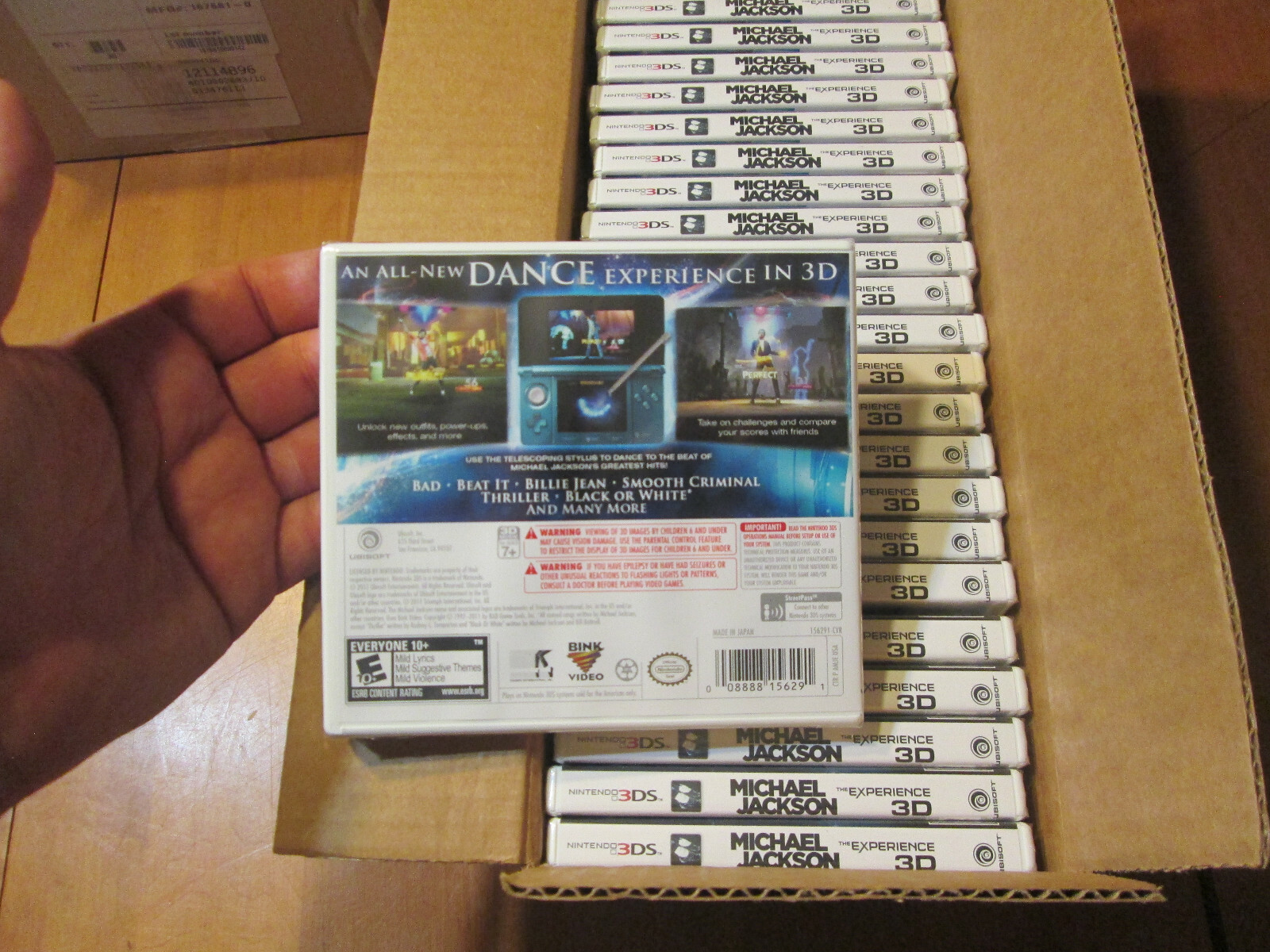 Michael Jackson The Experience 3D Nintendo 3DS NEW SEALED DANCING THRILLER +++