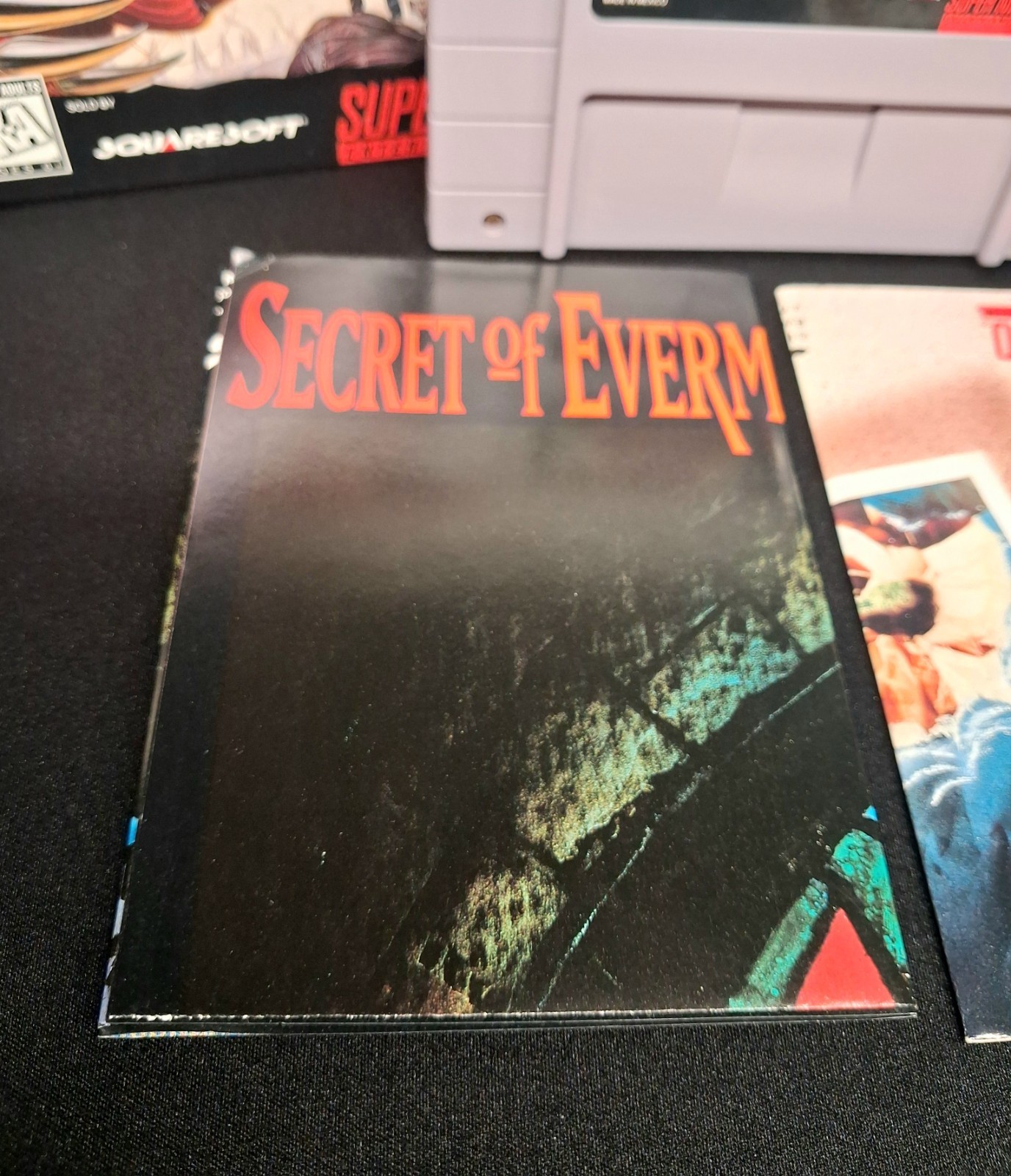 Secret of Evermore Nintendo SNES CIB Near Mint Box Ans Posters Complete