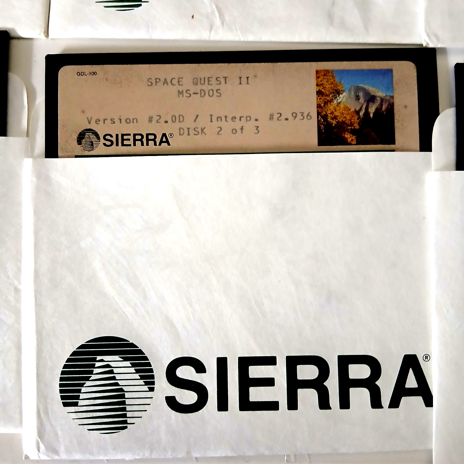 Sierra Value Pack – Space Quest II, Thexder, 3-D Helicopter – Tandy | w/ Manuals