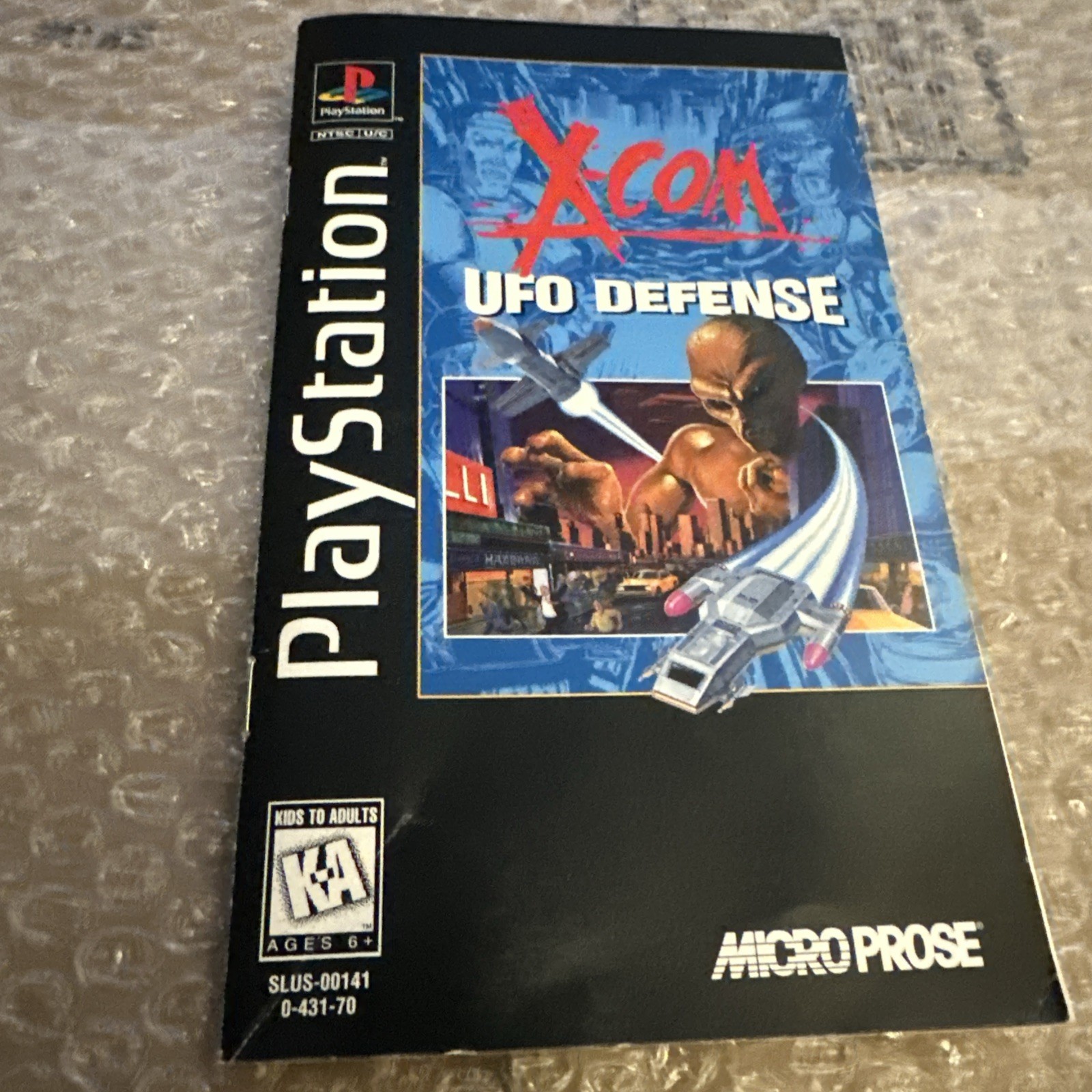 X-COM: UFO Defense PlayStation 1-CIB-w/ Registration Card-VG Cond-Quick Shipping