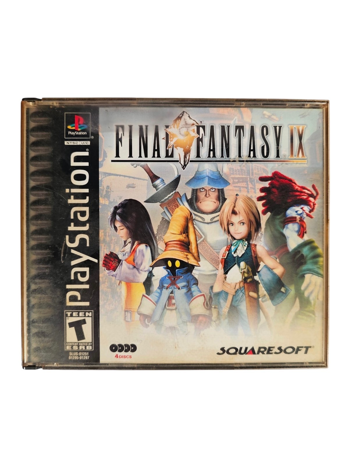 Final Fantasy IX PS1 PlayStation 1 Black Label Complete CIB 4 Discs Tested