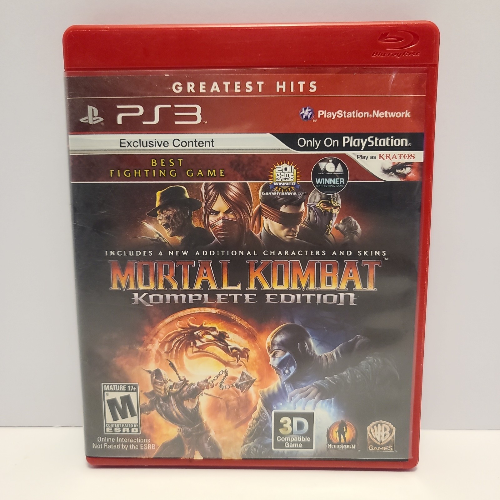 Mortal Kombat – Komplete Edition (Sony PlayStation 3, 2012) Freddy Krueger