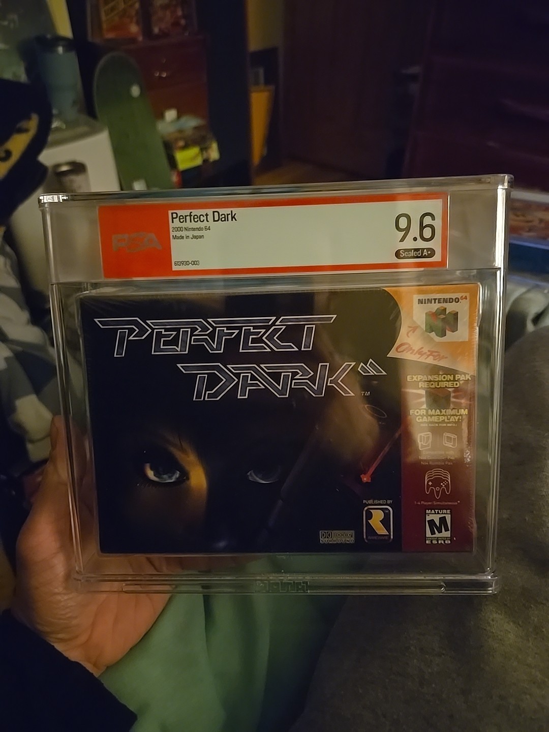 PSA 9.6 Graded Perfect Dark Nintendo 64 [USA 2000] A++