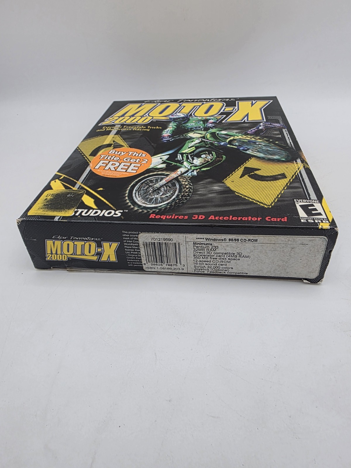 Edgar Torronteras’ Moto-X – (PC Big Box, 2000) – New Sealed